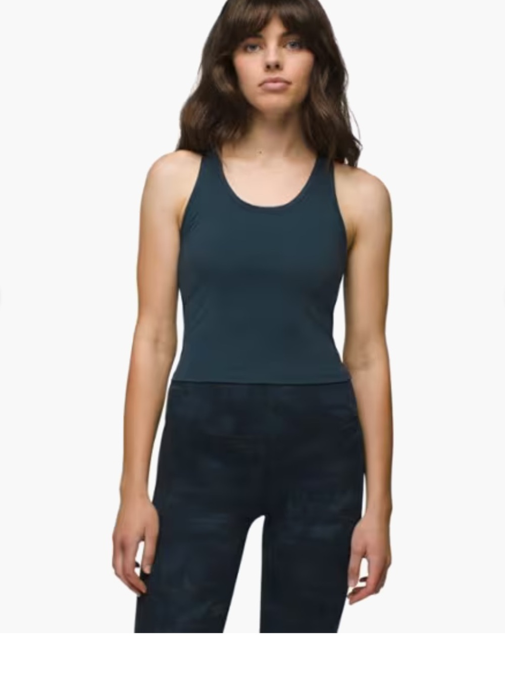Prana Luxara Racerback Tank Top in Stormy Night Like New Medium